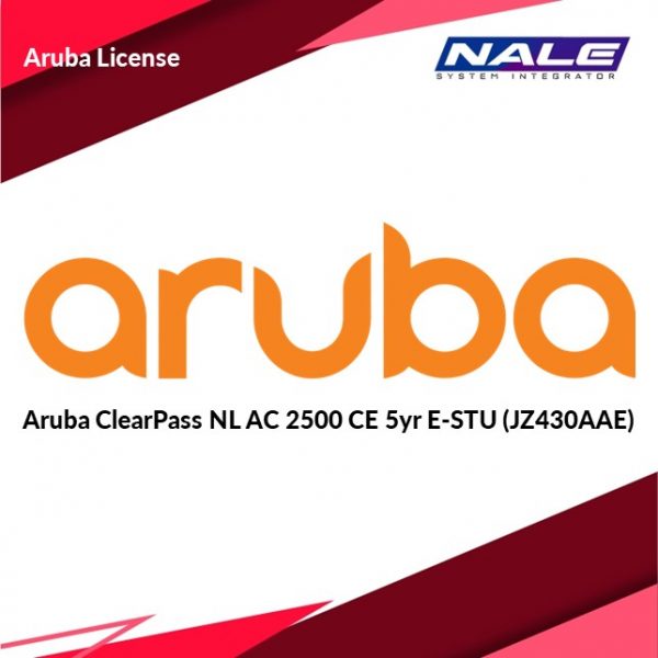 Aruba ClearPass NL AC 2500 CE 5yr E-STU (JZ430AAE)