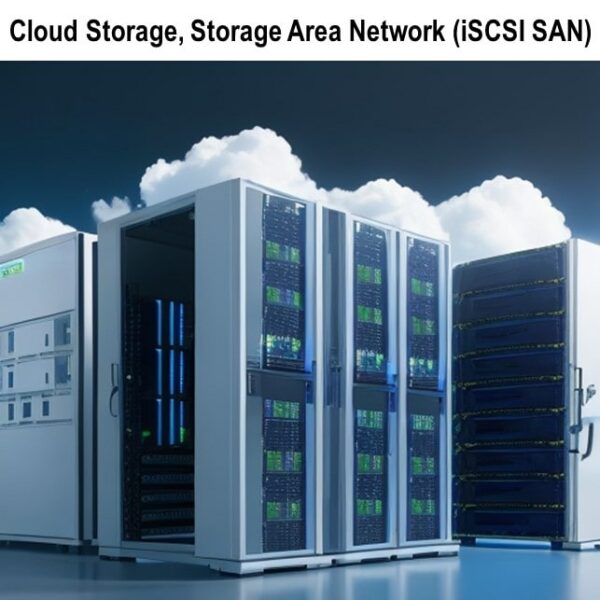 Cloud storage Storage area network ( iSCSI SAN ) 500 GB NVME Per Bulan